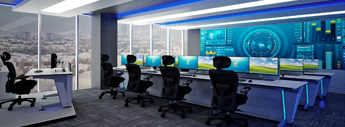 Command Center LED Wall solution in Singapore for monitoring and control