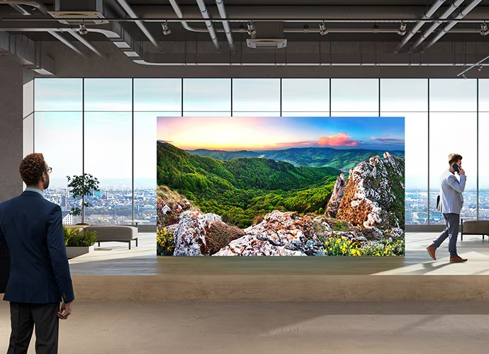 Town Hall LED Wall solution in Singapore for company all-hands presentations